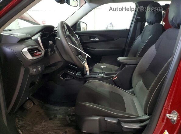 KL79MNSLXMB007125 2021 CHEVROLET TRAILBLAZER Red Front interior view