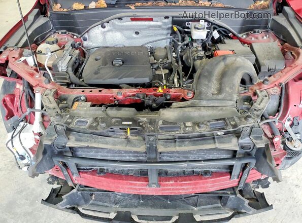 KL79MNSLXMB007125 2021 CHEVROLET TRAILBLAZER Red Rear interior view