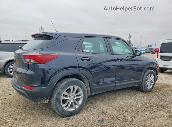 KL79MNSLXMB053571 2021 CHEVROLET TRAILBLAZER Blue Rear right