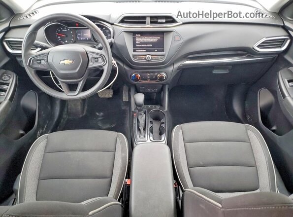 KL79MNSLXMB053571 2021 CHEVROLET TRAILBLAZER Blue Dashboard view