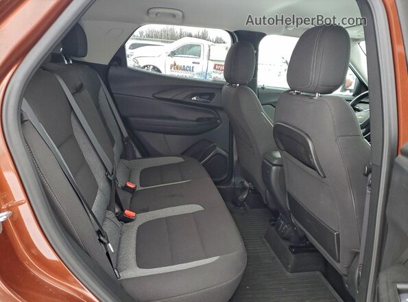 KL79MPS22MB127195 2021 CHEVROLET TRAILBLAZER Orange Vista interior trasera