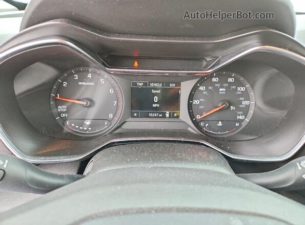 KL79MPS26MB173497 2021 CHEVROLET TRAILBLAZER White ხელსაწყოთა პანელის ხედი