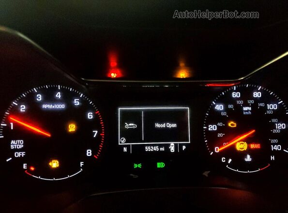 KL79MPSL1MB058623 2021 CHEVROLET TRAILBLAZER Black ხელსაწყოთა პანელის ხედი