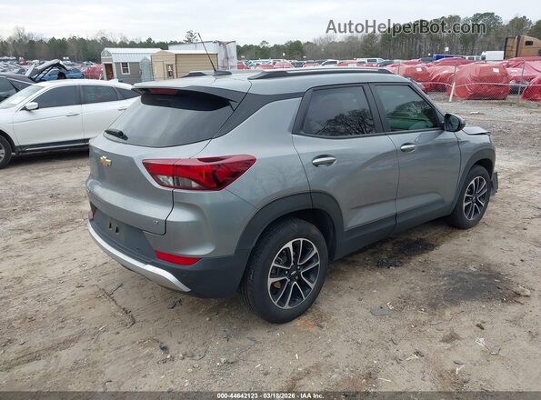 KL79MPSL2RB140206 2024 CHEVROLET TRAILBLAZER Silver Rear right