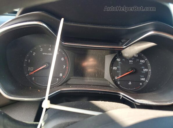 KL79MPSL8NB058846 2022 CHEVROLET TRAILBLAZER Gray Սարքավորումների վահանակի տեսք