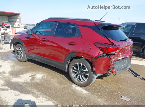KL79MPSL9RB169833 2024 CHEVROLET TRAILBLAZER Red Rear left