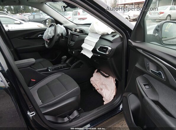 KL79MRSL0MB037306 2021 CHEVROLET TRAILBLAZER Black Вид салону спереду