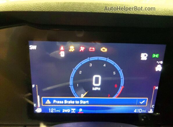 KL79MRSL0TB080767 2026 CHEVROLET TRAILBLAZER Blue Instrument cluster view