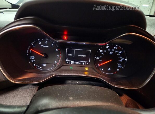 KL79MRSL4MB125761 2021 CHEVROLET TRAILBLAZER White Вид щитка приладів