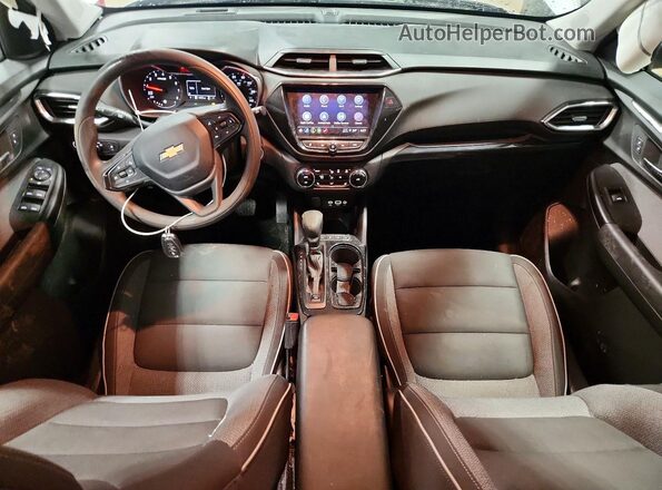 KL79MRSL4MB125761 2021 CHEVROLET TRAILBLAZER White Вид панелі приладів