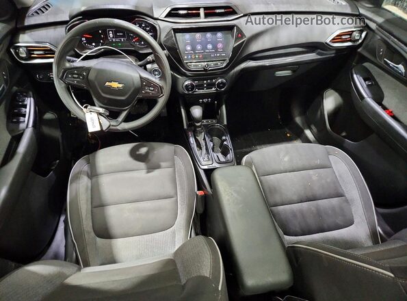 KL79MRSL5NB128184 2022 CHEVROLET TRAILBLAZER Black Առջևի վահանակի տեսք
