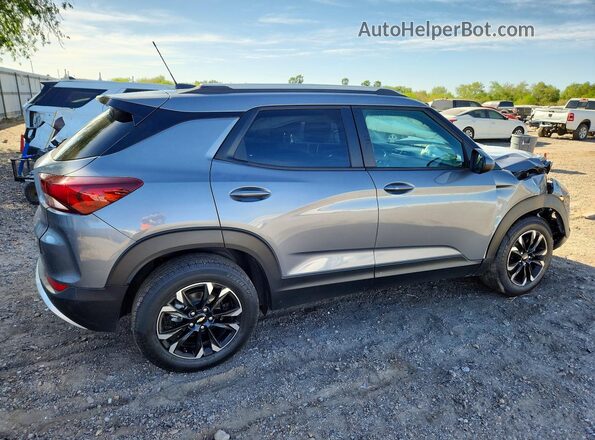 KL79MRSL6MB032501 2021 CHEVROLET TRAILBLAZER Gray Rear right