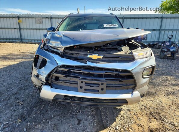 KL79MRSL6MB032501 2021 CHEVROLET TRAILBLAZER Gray Front view