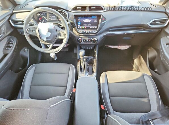 KL79MRSL6MB032501 2021 CHEVROLET TRAILBLAZER Gray Dashboard view