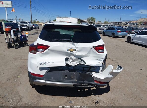 KL79MRSL8MB110065 2021 CHEVROLET TRAILBLAZER White Widok z przodu