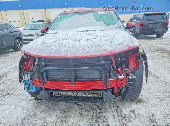 KL79MRSL9MB010735 2021 CHEVROLET TRAILBLAZER Red Vista frontal