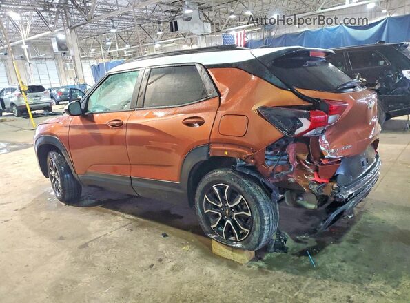 KL79MSSL5MB136646 2021 CHEVROLET TRAILBLAZER Оранжевый Задняя левая четверть