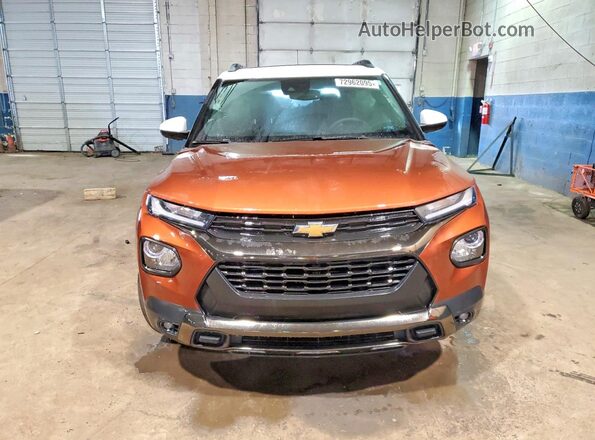 KL79MSSL5MB136646 2021 CHEVROLET TRAILBLAZER Оранжевый Вид спереди