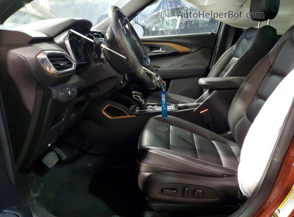 KL79MSSL5MB136646 2021 CHEVROLET TRAILBLAZER Оранжевый Вид салона спереди