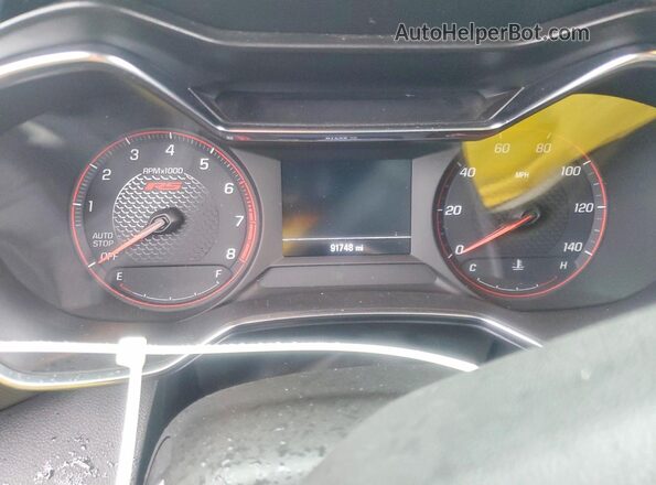 KL79MTSL1MB085118 2021 CHEVROLET TRAILBLAZER Two Tone ხელსაწყოთა პანელის ხედი