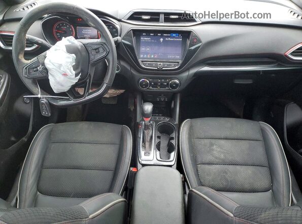 KL79MTSL1MB086141 2021 CHEVROLET TRAILBLAZER Gray წინა პანელის ხედი
