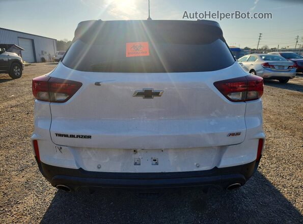 KL79MTSL2MB123844 2021 CHEVROLET TRAILBLAZER White Vista trasera