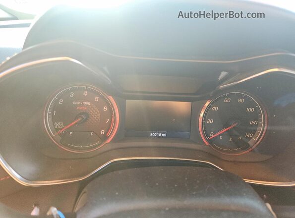 KL79MTSL2MB123844 2021 CHEVROLET TRAILBLAZER White Vista del cuadro de instrumentos