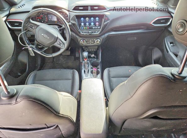 KL79MTSL3MB073102 2021 CHEVROLET TRAILBLAZER Black წინა პანელის ხედი