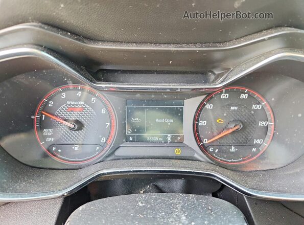 KL79MTSL3MB073102 2021 CHEVROLET TRAILBLAZER Black ხელსაწყოთა პანელის ხედი