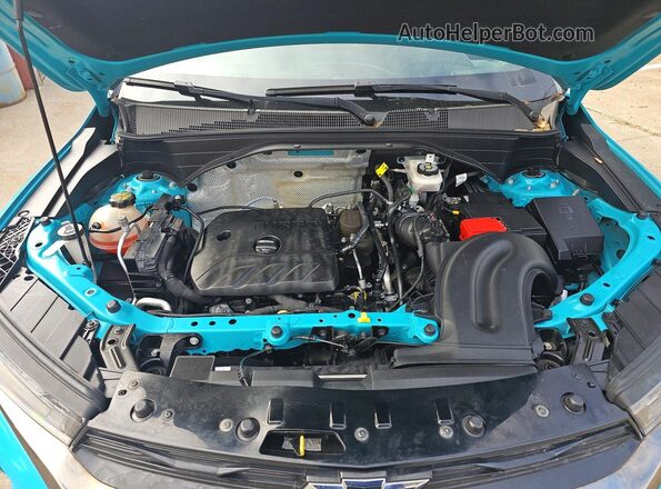 KL79MTSL3MB073794 2021 CHEVROLET TRAILBLAZER Teal Front interior view