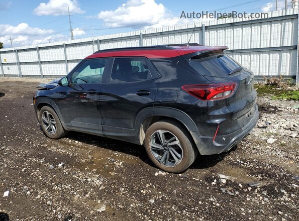 KL79MTSL4MB129256 2021 CHEVROLET TRAILBLAZER Black უკანა მარცხენა