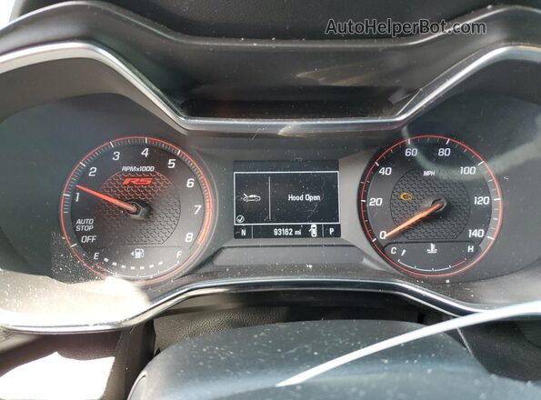 KL79MTSL4MB129256 2021 CHEVROLET TRAILBLAZER Black ხელსაწყოთა პანელის ხედი