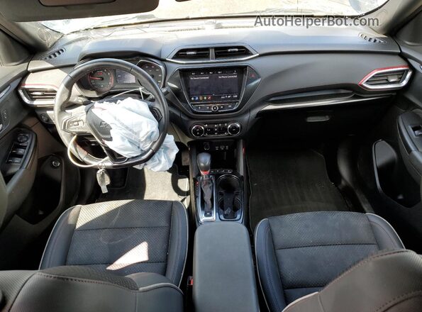 KL79MTSL4MB129256 2021 CHEVROLET TRAILBLAZER Black წინა პანელის ხედი