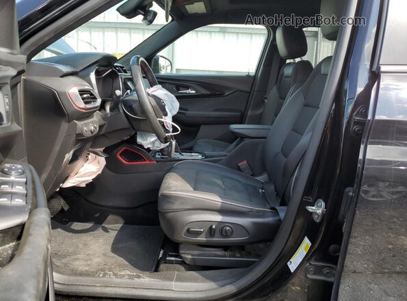 KL79MTSL4MB129256 2021 CHEVROLET TRAILBLAZER Black წინა სალონის ხედი