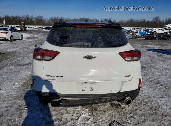 KL79MTSL6MB116072 2021 CHEVROLET TRAILBLAZER White უკანა ხედი
