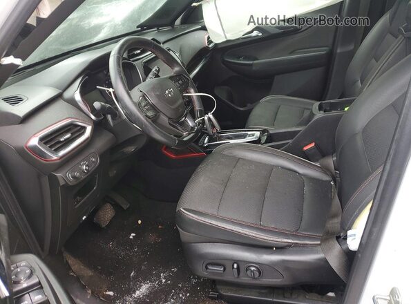 KL79MTSL6MB116072 2021 CHEVROLET TRAILBLAZER White წინა სალონის ხედი