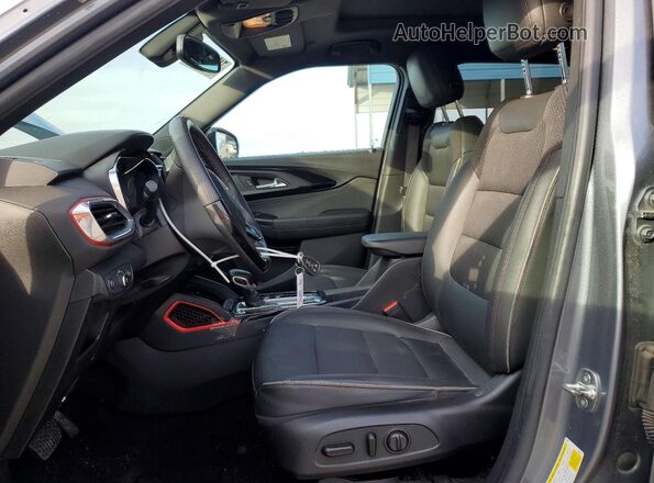 KL79MTSL6MB180175 2021 CHEVROLET TRAILBLAZER Серый Вид салона спереди