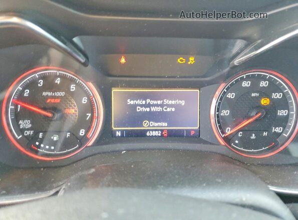 KL79MTSL6MB180175 2021 CHEVROLET TRAILBLAZER Серый Вид щитка приборов
