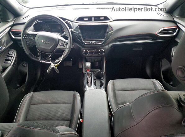 KL79MTSL7MB130319 2021 CHEVROLET TRAILBLAZER White წინა პანელის ხედი