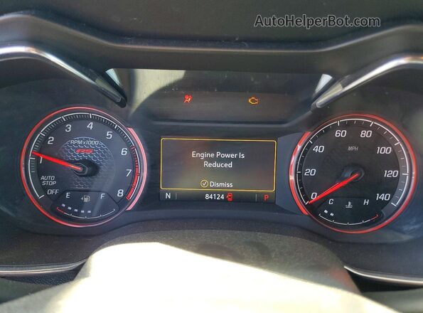 KL79MTSL8MB038510 2021 CHEVROLET TRAILBLAZER Black Widok zestawu wskaźników