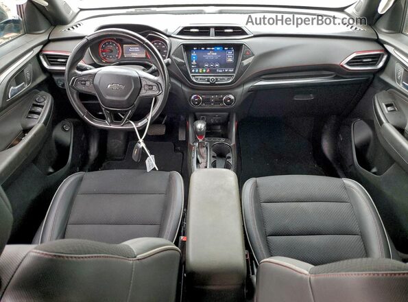 KL79MTSL8MB073760 2021 CHEVROLET TRAILBLAZER Turquoise Vista del salpicadero