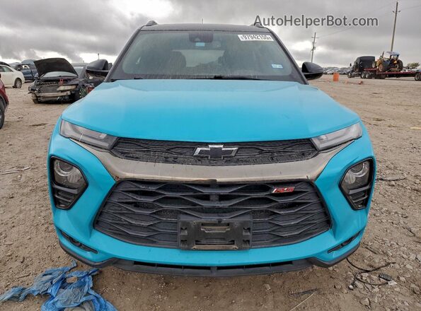 KL79MTSL8MB073760 2021 CHEVROLET TRAILBLAZER Turquoise Vista frontal