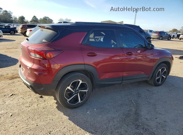 KL79MTSL8NB043238 2022 CHEVROLET TRAILBLAZER Красный Задняя правая четверть