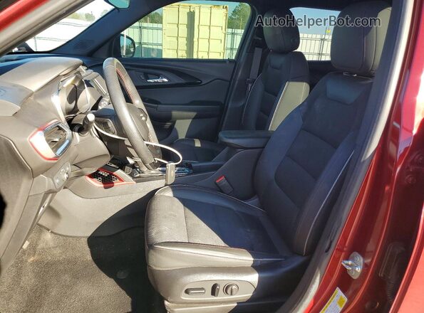 KL79MTSL8NB043238 2022 CHEVROLET TRAILBLAZER Красный Вид салона спереди