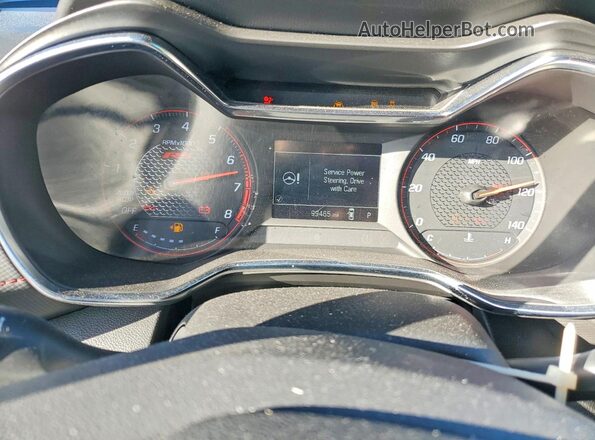 KL79MTSL8NB043238 2022 CHEVROLET TRAILBLAZER Красный Вид щитка приборов