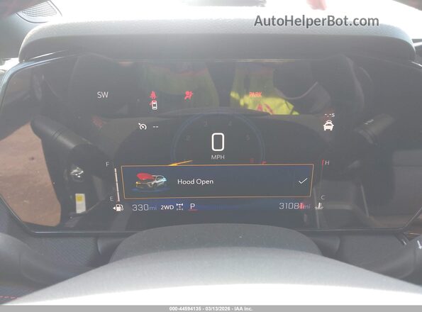 KL79MUSL0SB009845 2025 CHEVROLET TRAILBLAZER Black უკანა სავარძლების ხედი