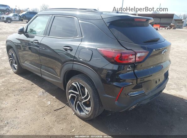 KL79MUSL0SB009845 2025 CHEVROLET TRAILBLAZER Black უკანა მარცხენა