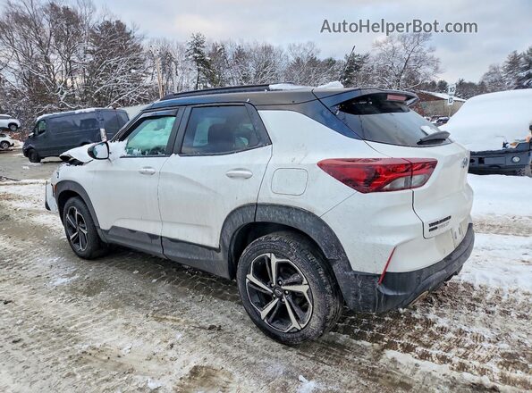 KL79MUSL3MB122241 2021 CHEVROLET TRAILBLAZER White Задня ліва чверть