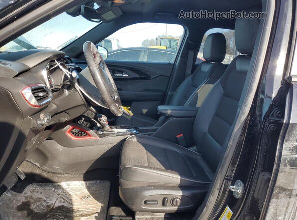 KL79MUSL8MB026489 2021 CHEVROLET TRAILBLAZER Black Вид салону спереду