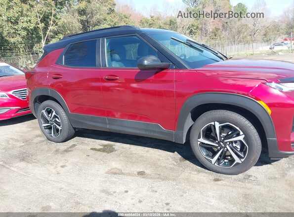 KL79MUSL9NB076299 2022 CHEVROLET TRAILBLAZER Красный Вид щитка приборов